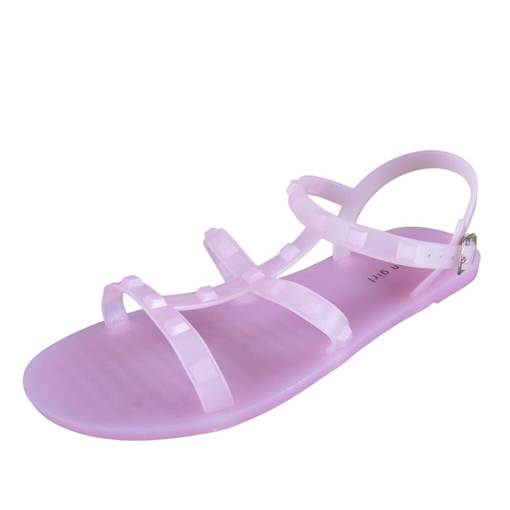Madden Girl Gladiator  Girl Y 4‎ Medium Sandal Pink Synthetic Buckle